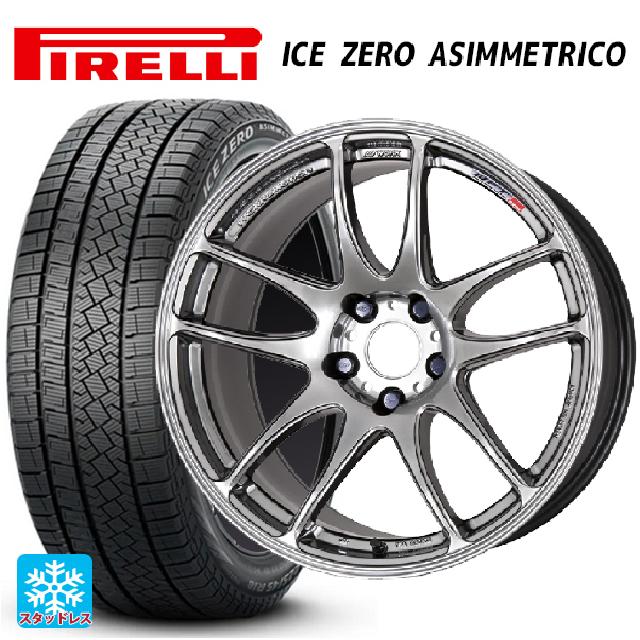 245/40R19 98H ピレリ アイスゼロ アシンメトリコ 正規品 ワーク エモーション CR極 GTS 19-8.5J 国産車用 スタッドレスタイヤホイール4本セット