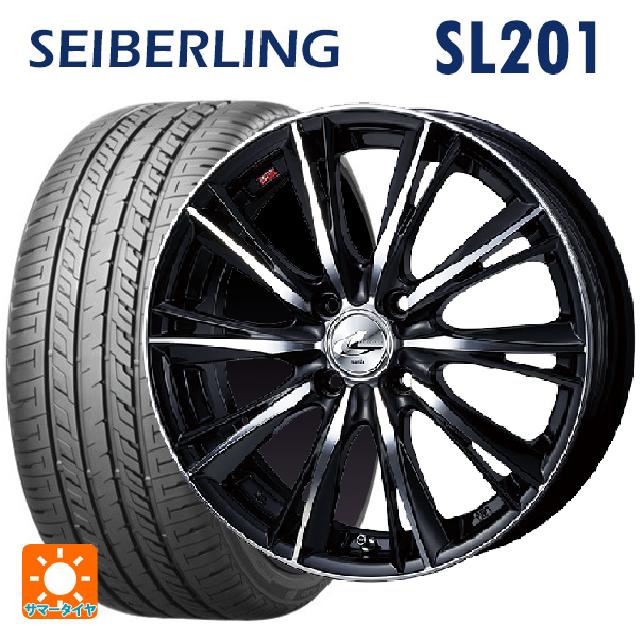 【6/15〜16限定 全品P5倍＆クーポン】165/45R16 74V XL セイバーリング セイバーリング SL201(ブリヂストン工場生産） ウェッズ レオニス WX BKMC 16-5J 国産車用 サマータイヤホイール4本セット