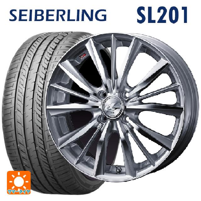 【6/15〜16限定 全品P5倍＆クーポン】165/50R15 73V セイバーリング セイバーリング SL201(ブリヂストン工場生産） ウェッズ レオニス VX HSMC 15-4.5J 国産車用 サマータイヤホイール4本セット