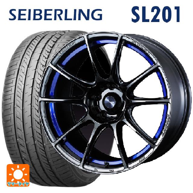 【6/22 20時〜 全品P5倍＆クーポン】215/50R17 95V XL セイバーリング セイバーリング SL201(ブリヂストン工場生産） ウェッズ ウェッズスポーツ SA25R BLC2 17-7J 国産車用 サマータイヤホイール4本セット