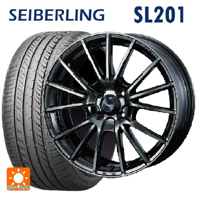 【6/15〜16限定 全品P5倍＆クーポン】185/60R15 84H セイバーリング セイバーリング SL201(ブリヂストン工場生産） ウェッズ ウェッズスポーツ TC105X EJ-TITAN 15-7J 国産車用 サマータイヤホイール4本セット
