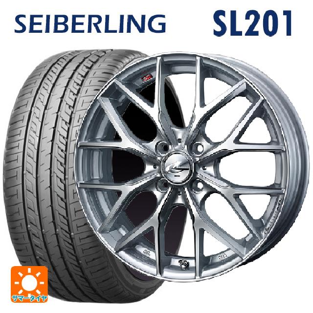 【最大3万円OFFクーポン 5/16 1:59迄】165/50R15 73V セイバーリング セイバーリング SL201(ブリヂストン工場生産） ウェッズ レオニス MX HS3/SC 15-4.5J 国産車用 サマータイヤホイール4本セット