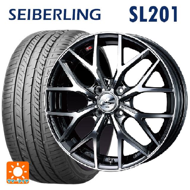 【6/11 1:59迄 全品ポイント5倍】165/50R16 75V セイバーリング セイバーリング SL201(ブリヂストン工場生産） ウェッズ レオニス MX BMCMC 16-5J 国産車用 サマータイヤホイール4本セット