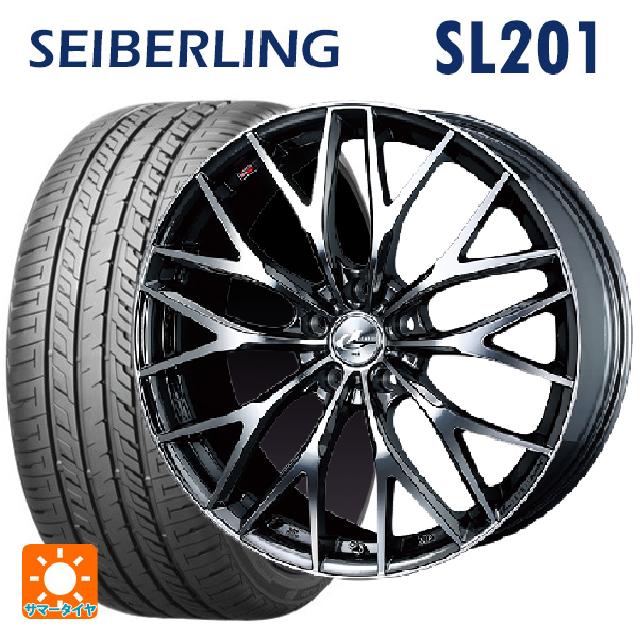 【6/22 20時〜 全品P5倍＆クーポン】225/40R19 89W セイバーリング セイバーリング SL201(ブリヂストン工場生産） ウェッズ レオニス MX BMCMC 19-8J 国産車用 サマータイヤホイール4本セット
