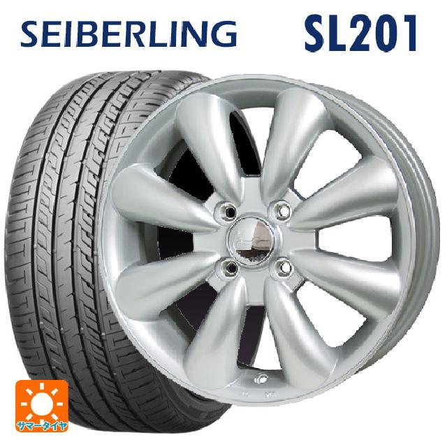 165/55R14 72V セイバーリング セイバーリング SL201(ブリヂストン工場生産） ホットスタッフ ララパーム KC8 S 14-4.5J 国産車用 サマータイヤホイール4本セット