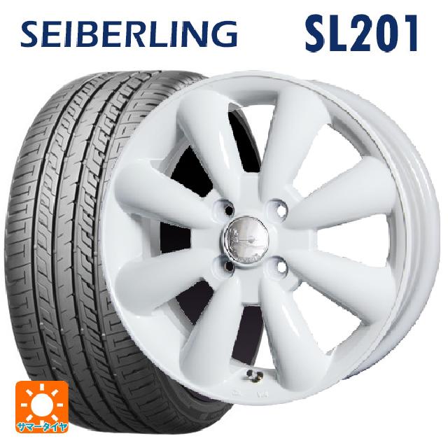 165/50R15 73V セイバーリング セイバーリング SL201(ブリヂストン工場生産） ホットスタッフ ララパーム KC8 WH 15-5J 国産車用 サマータイヤホイール4本セット