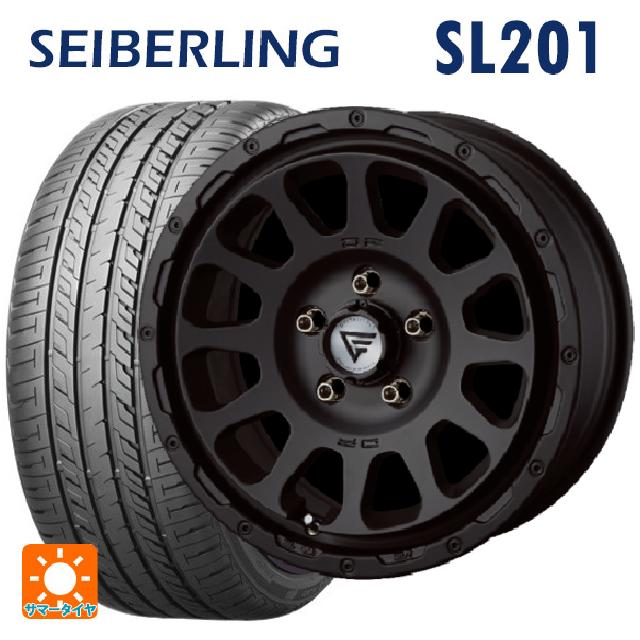 スズキ スイフトスポーツ(ZC33S)用 195/50R16 84V セイバーリング セイバーリング SL201(ブリヂストン工場生産） エクシズルライン デルタフォース オーバル マットブラック 新品サマータイヤホイール 4本セット