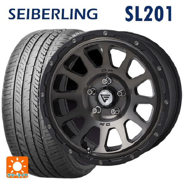 205/60R16 92H セイバーリング セイバーリング SL201(ブリヂストン工場生産） # エクシズルライン デルタフォース オーバル マットスモークポリッシュ 16-7J 国産車用 サマータイヤホイール4本セット