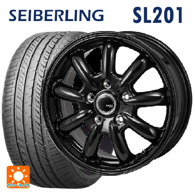 215/45R17 91W XL セイバーリング セイバーリング SL201(ブリヂストン工場生産） ジャパン三陽 ザック JP209 グロスブラック 17-7J 国産車用 サマータイヤホイール4本セット
