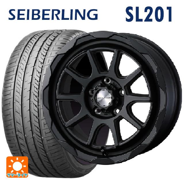 【6/22 20時〜 全品P5倍＆クーポン】205/60R16 92H セイバーリング セイバーリング SL201(ブリヂストン工場生産） ウェッズ マッドヴァンス06 フルマットブラック 16-7J 国産車用 サマータイヤホイール4本セット