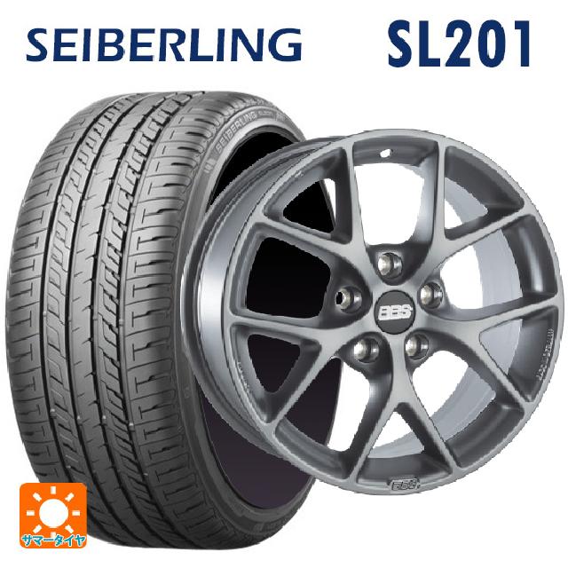 即日発送 メルセデスベンツ Eクラス(W213)用 225/55R17 101V XL セイバーリング セイバーリング SL201(ブリヂストン工場生産） # SR005 ヒマラヤサテングレー 新品サマータイヤホイール 4本セット