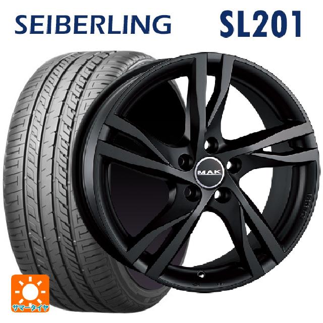【6/20限定 全品P5倍＆クーポン】ボルボ V40(MB/MD系)用 225/40R18 92W XL セイバーリング セイバーリング SL201(ブリヂストン工場生産） 阿部商会 マック ストックホルム マットチタン 新品サマータイヤホイール 4本セット