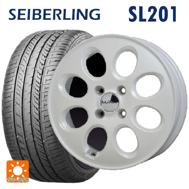 【6/15〜16限定 全品P5倍＆クーポン】165/60R14 75H セイバーリング セイバーリング SL201(ブリヂストン工場生産） ホットスタッフ ララパーム オーバル PW 14-4.5J 国産車用 サマータイヤホイール4本セット