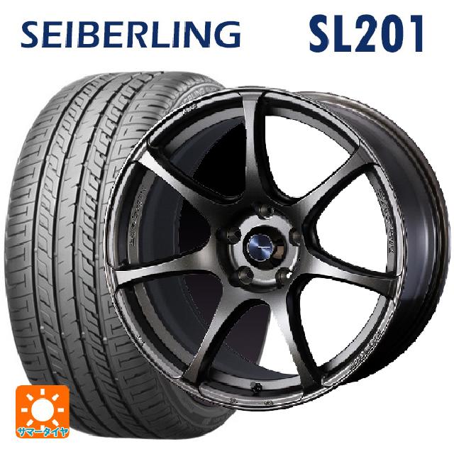 225/55R17 101V XL セイバーリング セイバーリング SL201(ブリヂストン工場生産） # ウェッズ ウェッズスポーツ SA75R EJ-BRONZE 17-7J 国産車用 サマータイヤホイール4本セット