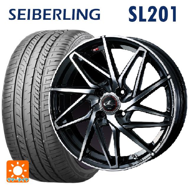 【6/15〜16限定 全品P5倍＆クーポン】165/45R16 74V XL セイバーリング セイバーリング SL201(ブリヂストン工場生産） ウェッズ レオニス IT PBMC 16-5J 国産車用 サマータイヤホイール4本セット