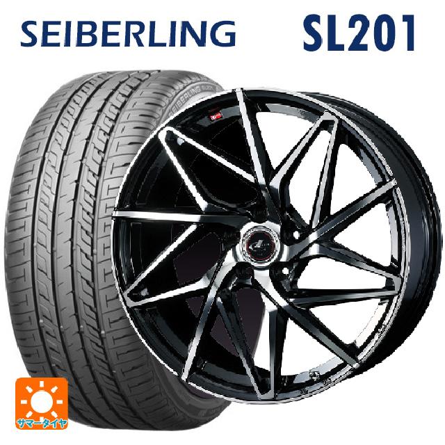 【6/22 20時〜 全品P5倍＆クーポン】225/40R19 89W セイバーリング セイバーリング SL201(ブリヂストン工場生産） ウェッズ レオニス IT PBMC 19-8J 国産車用 サマータイヤホイール4本セット