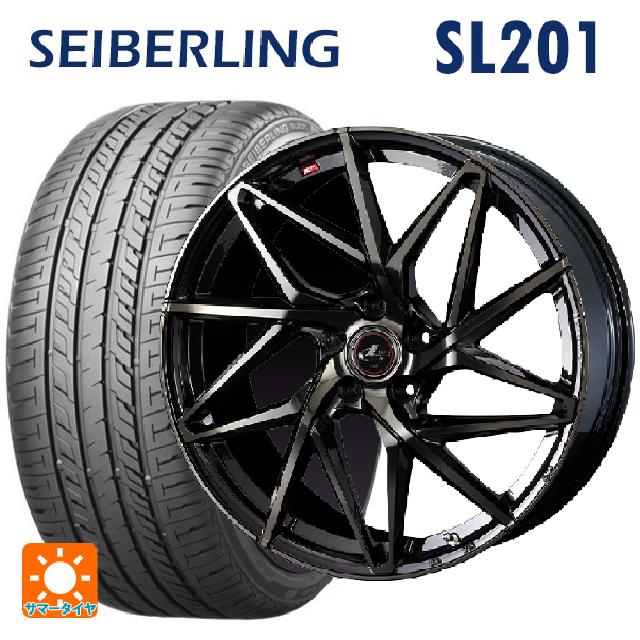 【6/15〜16限定 全品P5倍＆クーポン】245/45R19 98W セイバーリング セイバーリング SL201(ブリヂストン工場生産） ウェッズ レオニス IT PBMC/TI 19-8J 国産車用 サマータイヤホイール4本セット