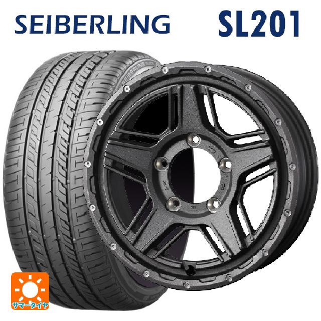 【6/15〜16限定 全品P5倍＆クーポン】205/60R16 92H セイバーリング セイバーリング SL201(ブリヂストン工場生産） ウェッズ マッドヴァンス07 FLINT GRAY 16-7J 国産車用 サマータイヤホイール4本セット