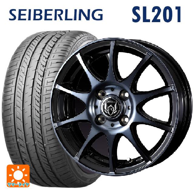 【6/22 20時〜 全品P5倍＆クーポン】185/60R15 84H セイバーリング セイバーリング SL201(ブリヂストン工場生産） ウェッズ ライツレー KC BKP 15-5.5J 国産車用 サマータイヤホイール4本セット