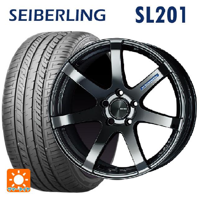 225/40R19 89W セイバーリング セイバーリング SL201(ブリヂストン工場生産） エンケイ パフォーマンスライン PF07 SBK 19-8J 国産車用 サマータイヤホイール4本セット