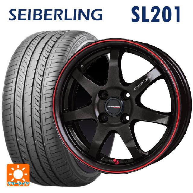 165/50R16 75V セイバーリング セイバーリング SL201(ブリヂストン工場生産） ホットスタッフ クロススピード ハイパーエディション CR7 GGM&R 16-5J 国産車用 サマータイヤホイール4本セット