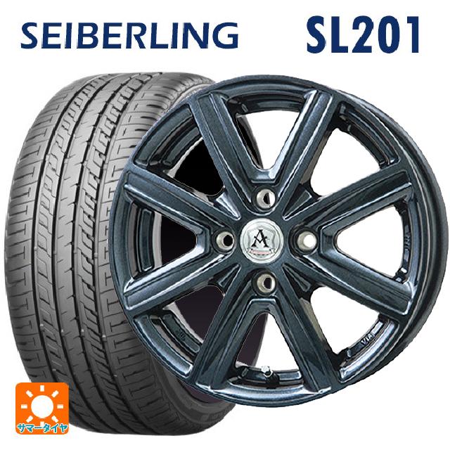 【5/20限定 最大3万円OFFクーポン】即日発送 165/55R14 72V セイバーリング セイバーリング SL201(ブリヂストン工場生産） テクノピア アフロディーテ MZ ディープメタル 14-4.5J 国産車用 サマータイヤホイール4本セット