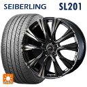195/55R16 87V セイバーリング セイバーリング SL201(ブリヂストン工場生産) ウェッズ レオニス VR PBMC/TI 16-6.5J 国産車用 サマータイヤホイール4本セット
