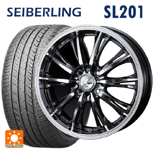 【6/15〜16限定 全品P5倍＆クーポン】165/60R14 75H セイバーリング セイバーリング SL201(ブリヂストン工場生産） ウェッズ レオニス RT BMCMC 14-4.5J 国産車用 サマータイヤホイール4本セット