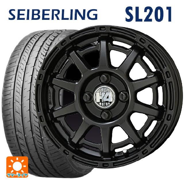 【6/15〜16限定 全品P5倍＆クーポン】165/60R14 75H セイバーリング セイバーリング SL201(ブリヂストン工場生産） 共豊 H4モーター X1 # SGBK 14-4.5J 国産車用 サマータイヤホイール4本セット