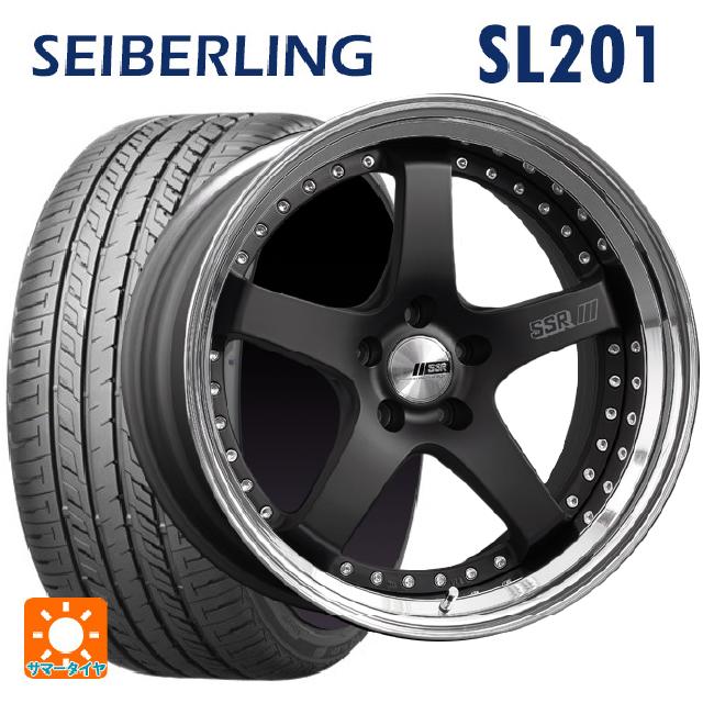【6/15〜16限定 全品P5倍＆クーポン】225/35R20 90Y XL セイバーリング セイバーリング SL201(ブリヂストン工場生産） タナベ SSR プロフェッサー SP4 フラットブラック 20-8J 国産車用 サマータイヤホイール4本セット