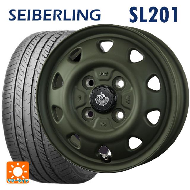 165/55R14 72V セイバーリング セイバーリング SL201(ブリヂストン工場生産） トピー ランドフット SWZ OD 14-4.5J 国産車用 サマータイヤホイール4本セット