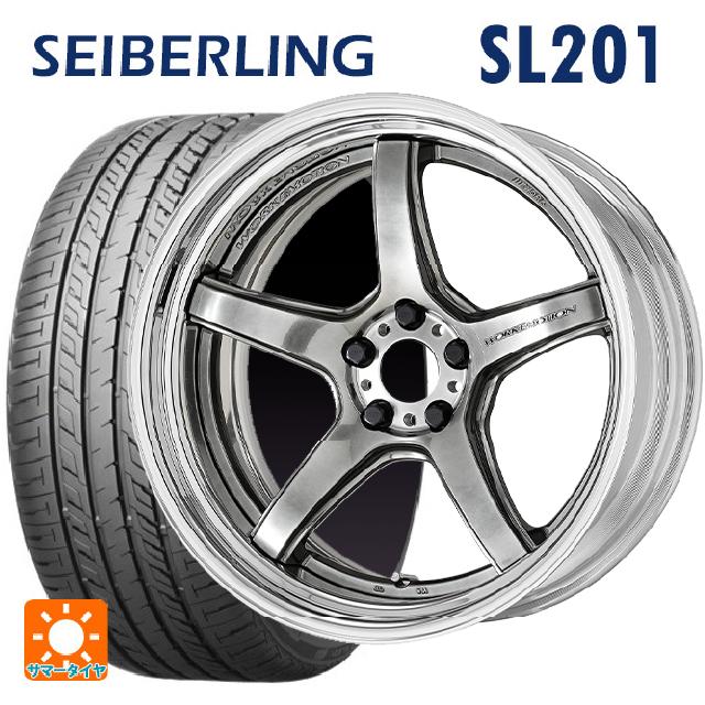 225/40R19 89W セイバーリング セイバーリング SL201(ブリヂストン工場生産） ワーク エモーション T5R 2P GTS 19-8J 国産車用 サマータイヤホイール4本セット