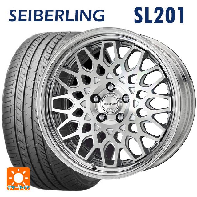 【6/22 20時〜 全品P5倍＆クーポン】215/50R17 95V XL セイバーリング セイバーリング SL201(ブリヂストン工場生産） ワーク シーカー CX MSP 17-7J 国産車用 サマータイヤホイール4本セット