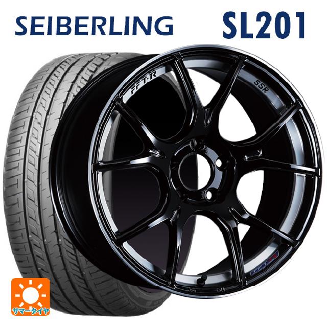 225/40R18 92W XL セイバーリング セイバーリング SL201(ブリヂストン工場生産） タナベ SSR GT X02 グロスブラック 18-7.5J 国産車用 サマータイヤホイール4本セット