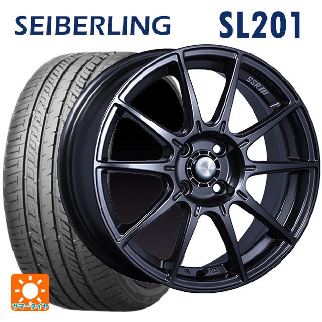 【6/11 1:59迄 全品ポイント5倍】165/45R16 74V XL セイバーリング セイバーリング SL201(ブリヂストン工場生産） タナベ SSR GT X01 ST スペック ダークガンメタ 16-5J 国産車用 サマータイヤホイール4本セット