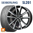 205/60R16 92H セイバーリング セイバーリング SL201(ブリヂストン工場生産） # エンケイ パフォーマンスライン PF06 マシニングブラック 16-6.5J 国産車用 サマータイヤホイール4本セット