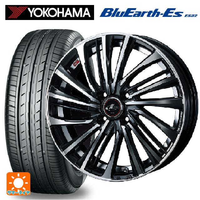 185/70R14 88S ヨコハマ ブルーアースEs ES32 ウェッズ レオニス FS PBMC 14-5.5J 国産車用 サマータイヤホイール4本セット