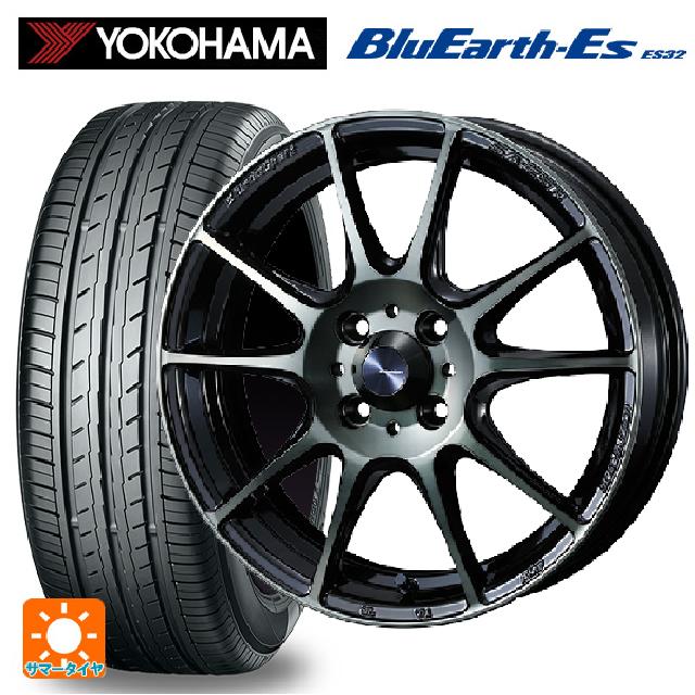 195/55R15 85V ヨコハマ ブルーアースEs ES32 ウェッズ ウェッズスポーツ SA25R WBC 15-6J 国産車用 サマータイヤホイール4本セット