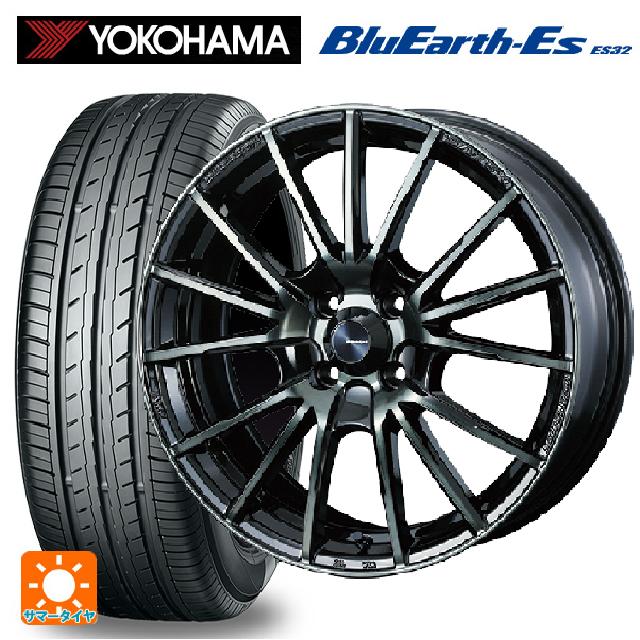 【6/11 1:59迄 全品ポイント5倍】195/55R15 85V ヨコハマ ブルーアースEs ES32 # ウェッズ ウェッズスポーツ TC105X EJ-TITAN 15-7J 国産車用 サマータイヤホイール4本セット