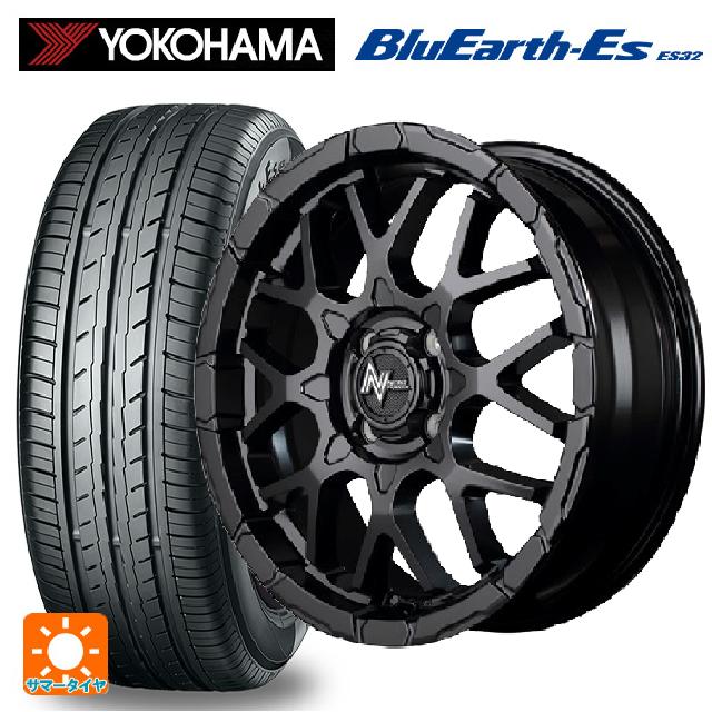 【6/15〜16限定 全品P5倍＆クーポン】165/55R15 75V ヨコハマ ブルーアースEs ES32 # エムアイディー ナイトロパワー M28バレットKC セミグロスブラック 15-5J 国産車用 サマータイヤホイール4本セット