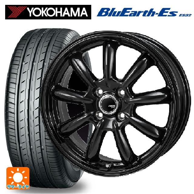 175/65R14 82S ヨコハマ ブルーアースEs ES32 ジャパン三陽 ザック JP209 グロスブラック 14-5.5J 国産車用 サマータイヤホイール4本セット