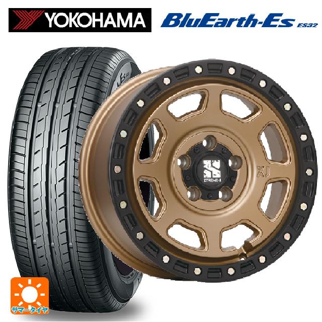 トヨタ プリウス(60系)用 195/65R16 92V ヨコハマ ブルーアースEs ES32 エクストリームJ XJ07 Matte Bronze　BKRim 新品サマータイヤホイール 4本セット