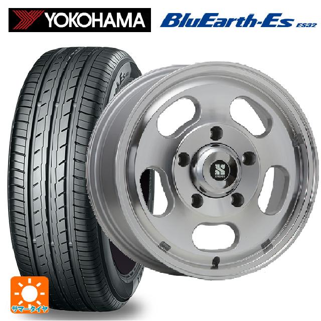 トヨタ プリウス(60系)用 195/65R16 92V ヨコハマ ブルーアースEs ES32 エクストリームJ Dスロット ポリッシュ 新品サマータイヤホイール 4本セット