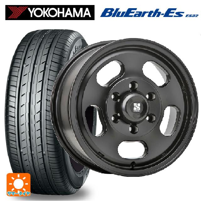 205/55R16 91V ヨコハマ ブルーアースEs ES32 エムエルジェイ エクストリームJ Dスロット サテンブラック 16-6.5J 国産車用 サマータイヤホイール4本セット