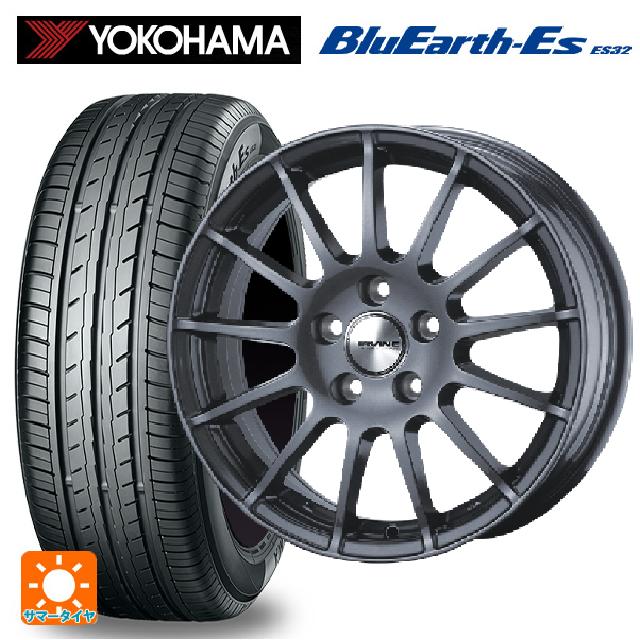 【最大3万円OFFクーポン 5/16 1:59迄】ルノー キャプチャー(2RH5F1)用 205/65R15 94H ヨコハマ ブルーアースEs ES32 アーヴィン F01 # ガンメタリック 新品サマータイヤホイール 4本セット