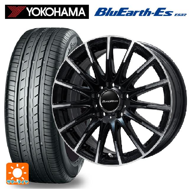 【最大3万円OFFクーポン 5/27 1:59迄】メルセデスベンツ Bクラス(W247)用 205/60R16 92H ヨコハマ ブルーアースEs ES32 エアフルト ブラックポリッシュ 新品サマータイヤホイール 4本セット