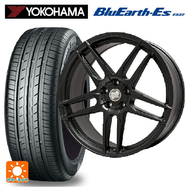 トヨタ スープラ(DB系)用 225/45R18 95W ヨコハマ ブルーアースEs ES32 マインツ マットブラック 新品サマータイヤホイール 4本セット