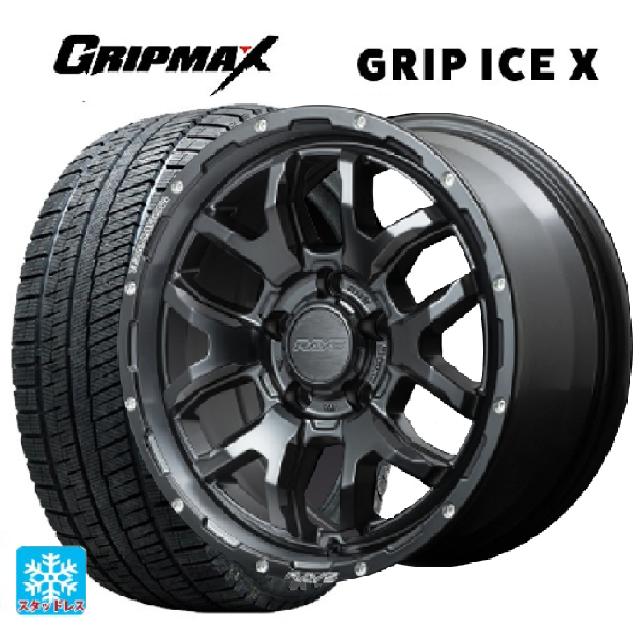 2025年製 205/60R16 96T XL グリップマックス グリップアイスX ブラックレター # レイズ チームデイトナ F6 ブースト # N1 16-7J 国産車用 スタッドレスタイヤホイール4本セット