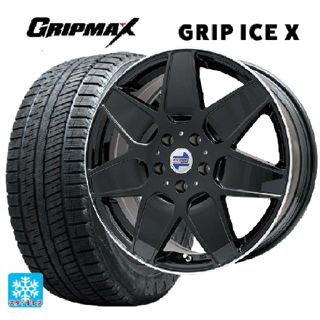 【6/15〜16限定 全品P5倍＆クーポン】ミニ ミニクロスオーバー(F60)用 225/55R17 101T XL グリップマックス グリップアイスX ブラックレター ケレナーズ エムセブン グロスブラック/リムポリッシュ 新品スタッドレスタイヤホイール 4本セット