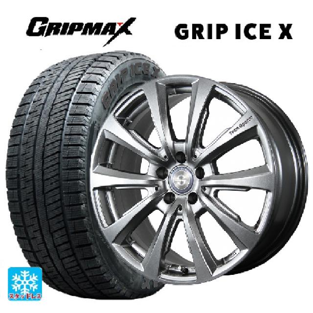 【6/11 1:59迄 全品ポイント5倍】ミニ ミニクーパー(ガソリン車)(F66)用 195/55R16 87T グリップマックス グリップアイスX ブラックレター トピー チームスパルコ ヴァローザ バージョン02 MG 新品スタッドレスタイヤホイール 4本セット